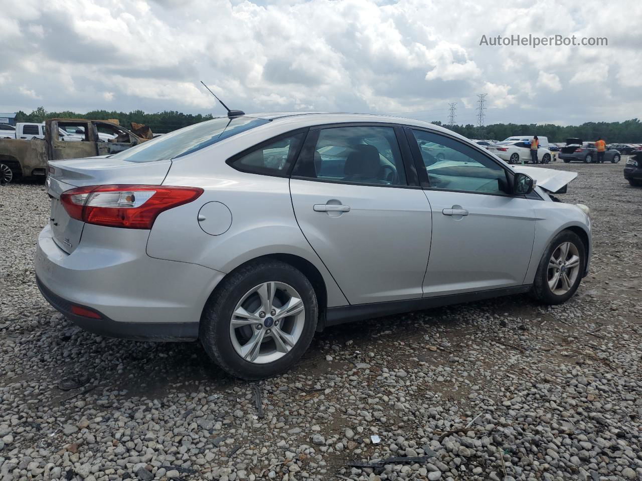 2013 Ford Focus Se Silver vin: 1FADP3F28DL240933