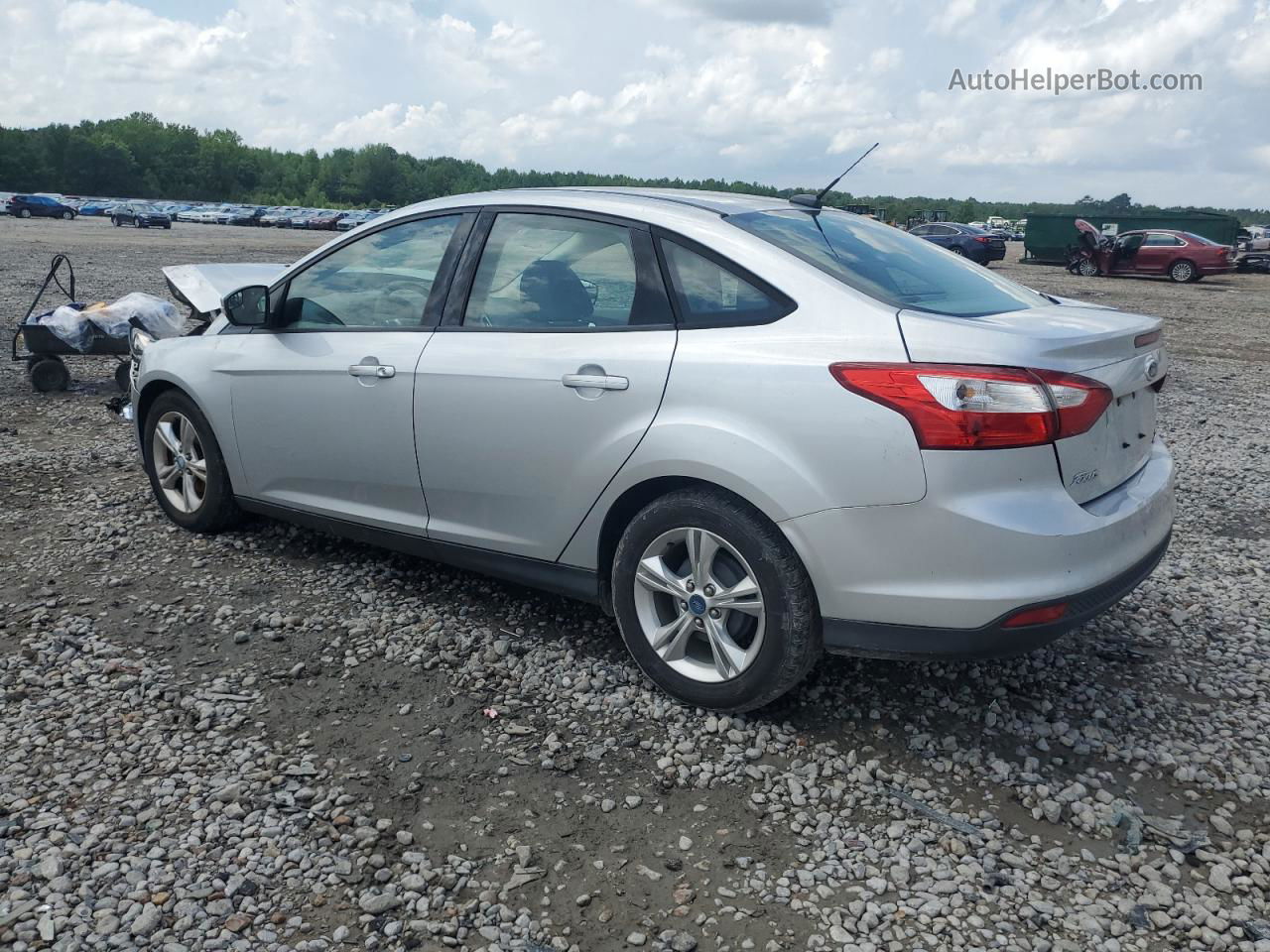 2013 Ford Focus Se Silver vin: 1FADP3F28DL240933