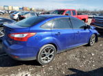 2013 Ford Focus Se Blue vin: 1FADP3F28DL246120