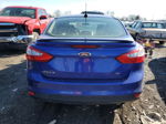 2013 Ford Focus Se Blue vin: 1FADP3F28DL246120