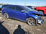 2013 Ford Focus Se Blue vin: 1FADP3F28DL246120