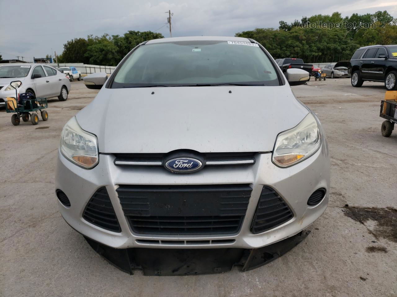 2013 Ford Focus Se Silver vin: 1FADP3F28DL251141