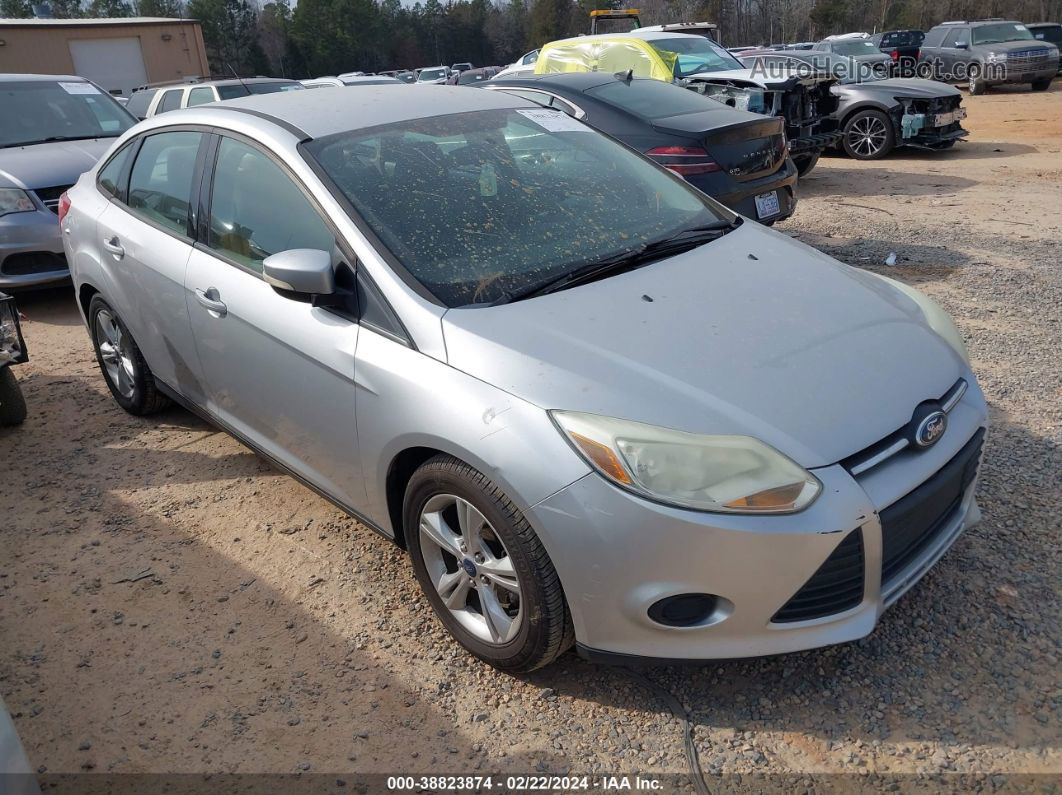 2013 Ford Focus Se Silver vin: 1FADP3F28DL253374