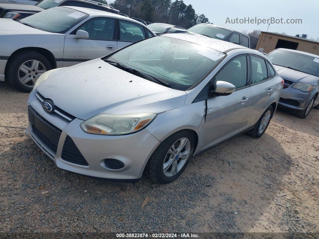 2013 Ford Focus Se Silver vin: 1FADP3F28DL253374