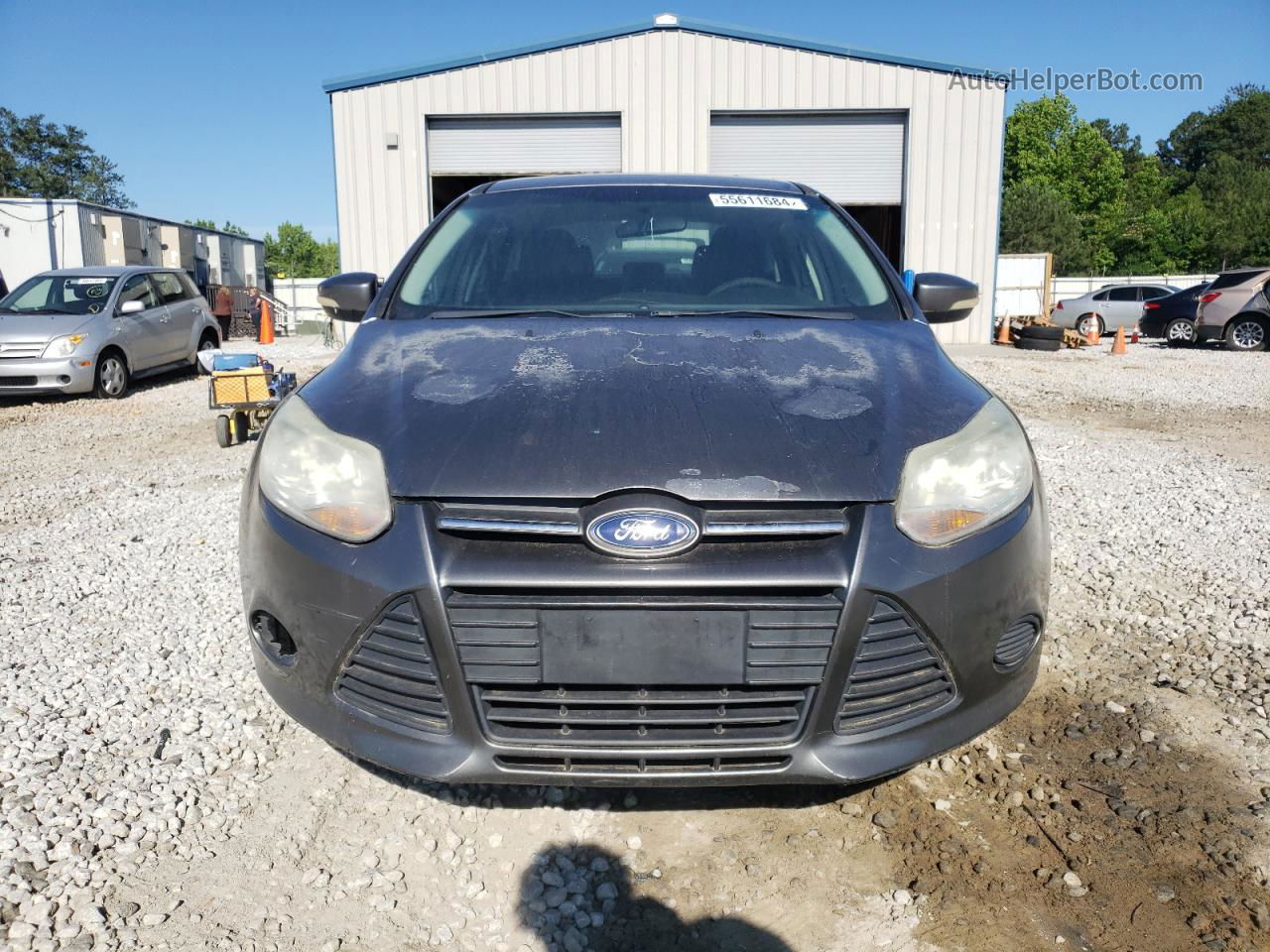 2013 Ford Focus Se Gray vin: 1FADP3F28DL291686