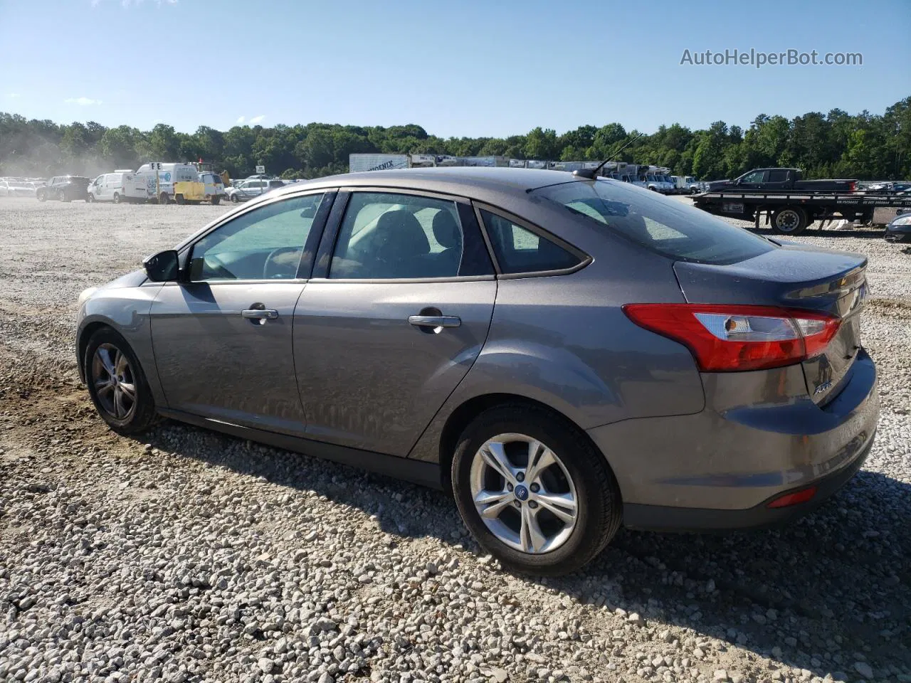 2013 Ford Focus Se Gray vin: 1FADP3F28DL291686