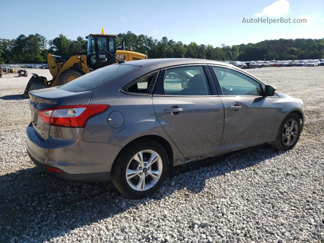 2013 Ford Focus Se Gray vin: 1FADP3F28DL291686