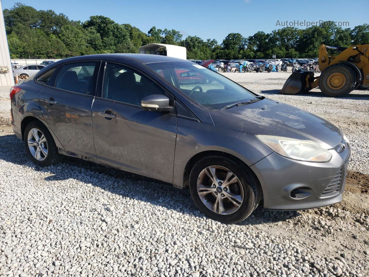 2013 Ford Focus Se Gray vin: 1FADP3F28DL291686