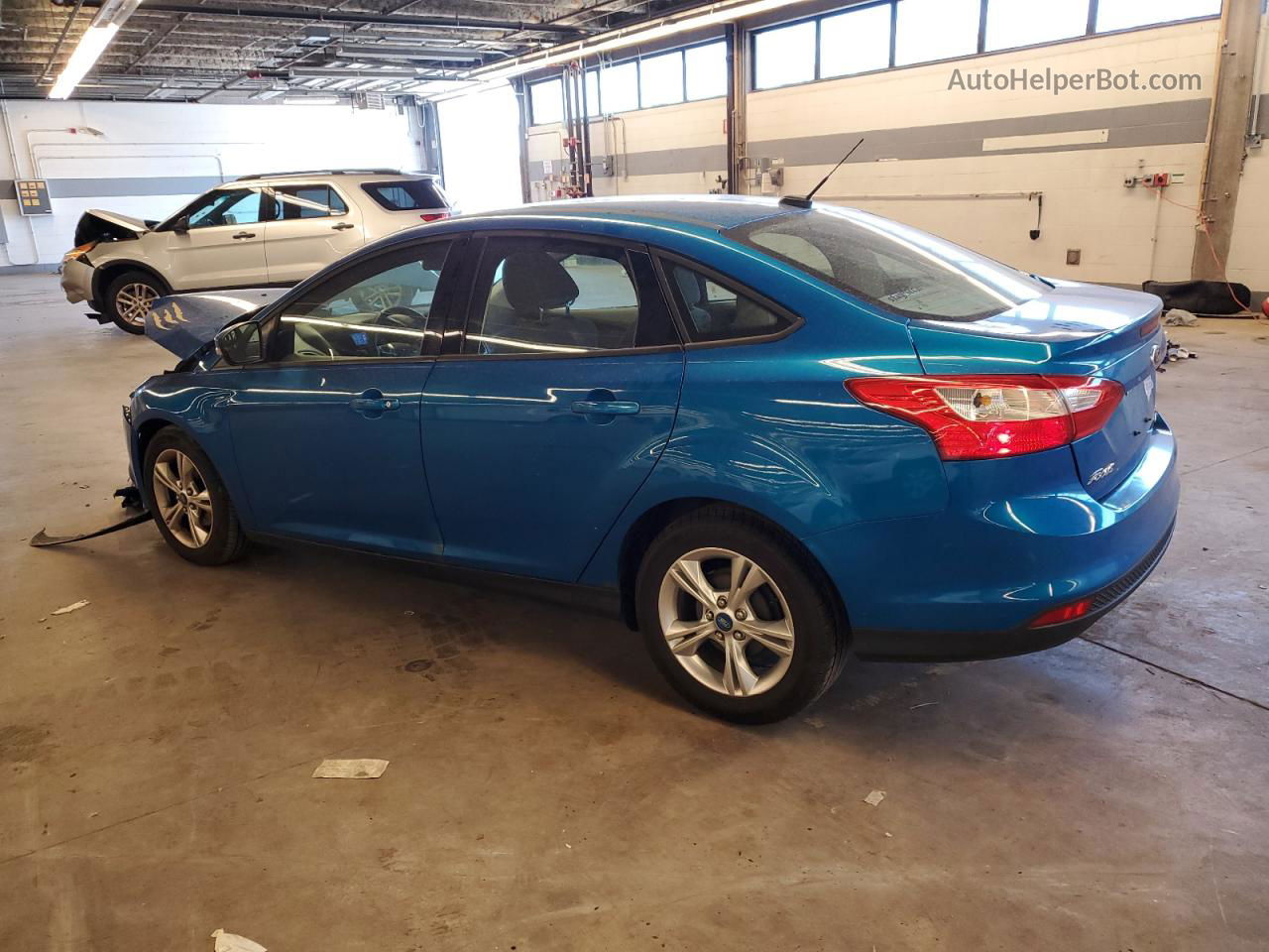 2013 Ford Focus Se Blue vin: 1FADP3F28DL292482