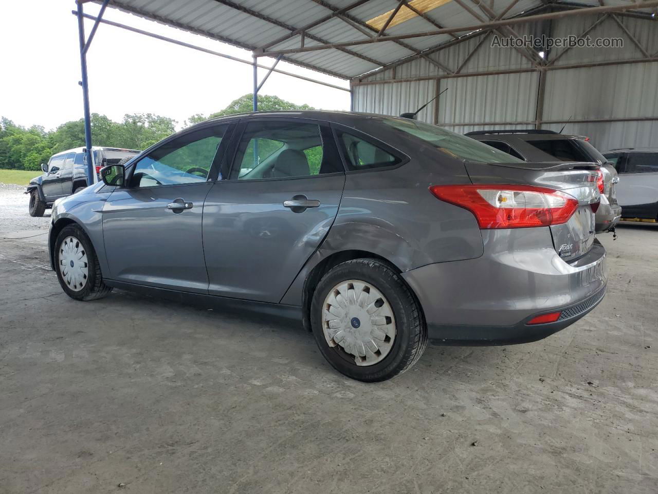 2013 Ford Focus Se Gray vin: 1FADP3F28DL340143