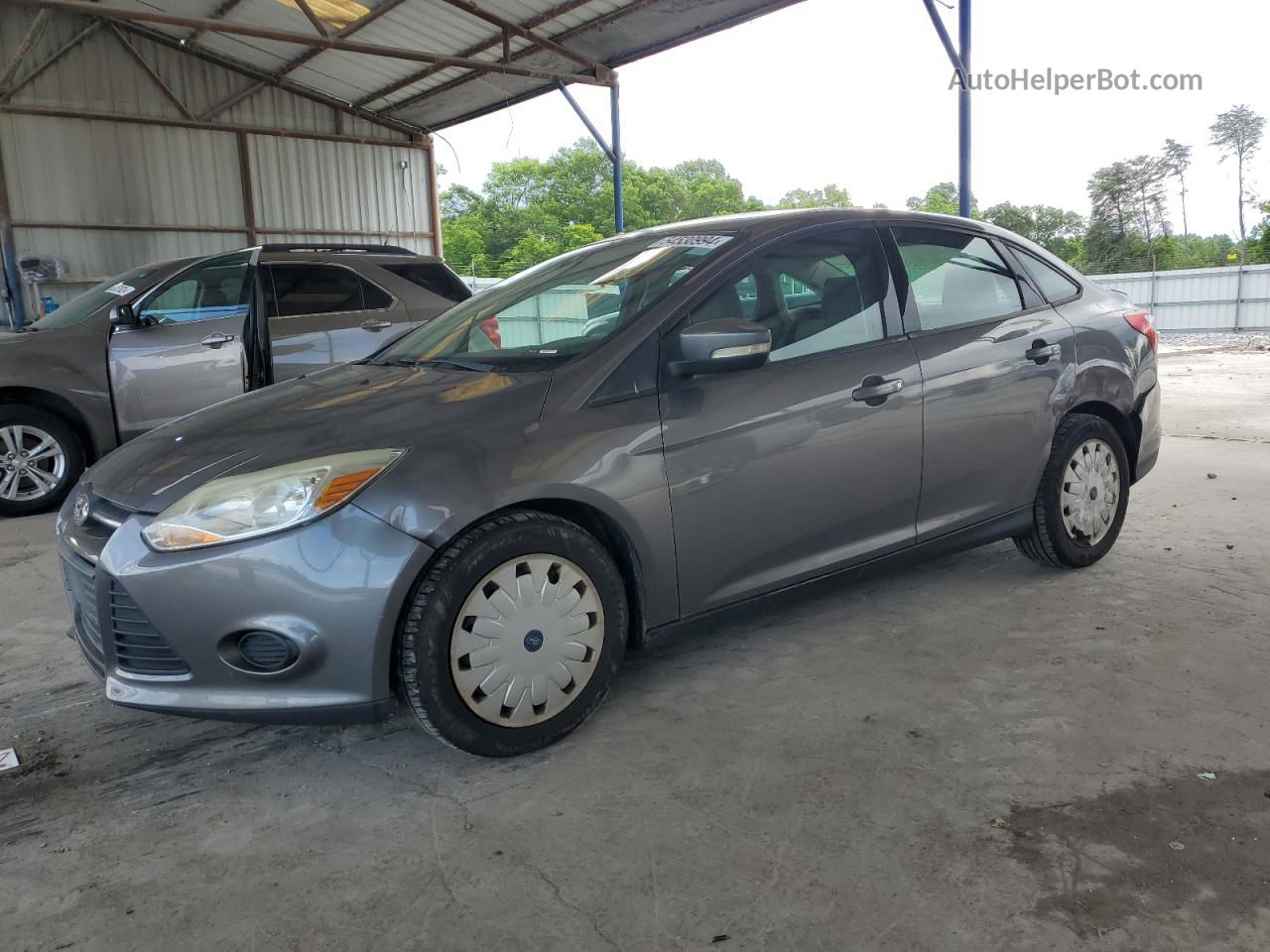 2013 Ford Focus Se Gray vin: 1FADP3F28DL340143