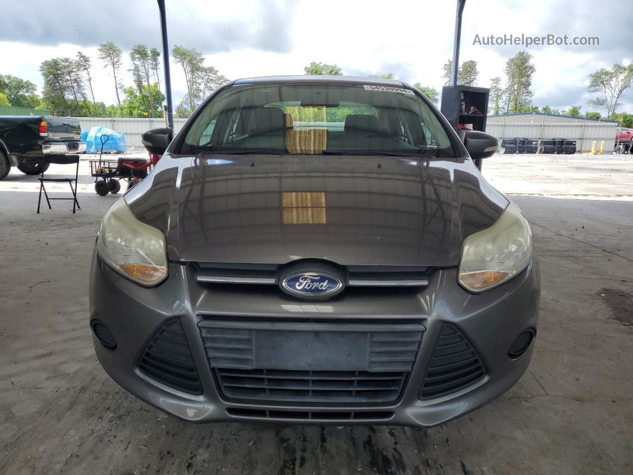 2013 Ford Focus Se Gray vin: 1FADP3F28DL340143