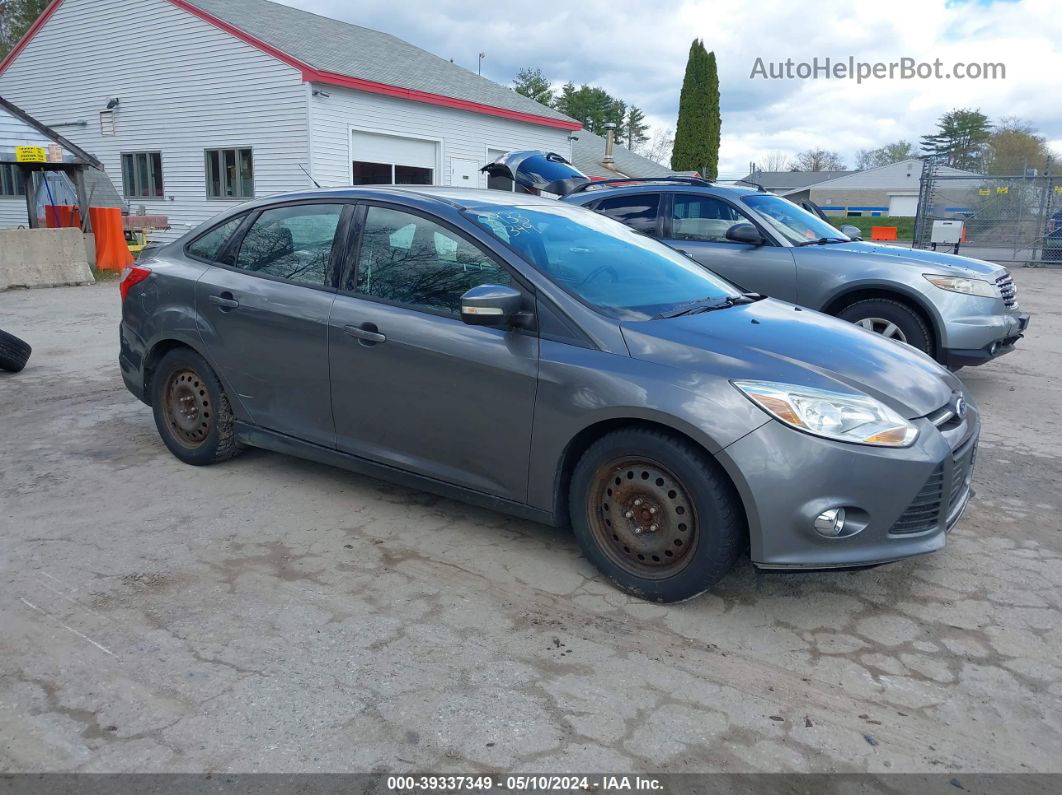 2013 Ford Focus Se Gray vin: 1FADP3F28DL354608