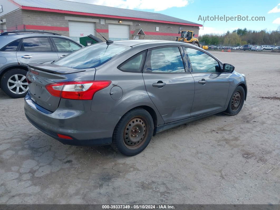 2013 Ford Focus Se Gray vin: 1FADP3F28DL354608