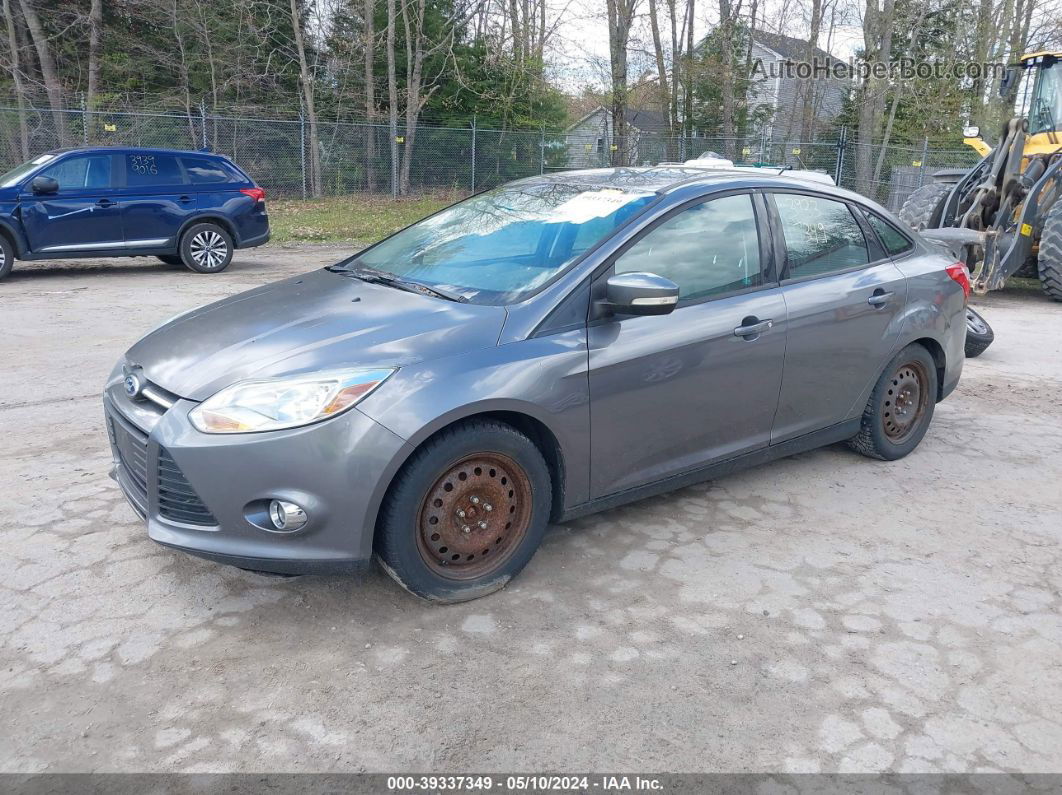 2013 Ford Focus Se Gray vin: 1FADP3F28DL354608