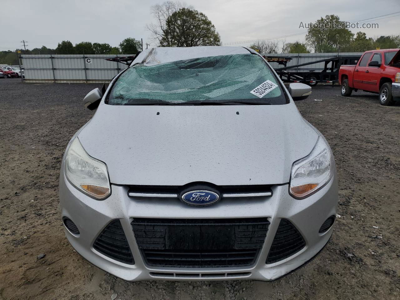 2013 Ford Focus Se Silver vin: 1FADP3F28DL358495