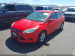 2014 Ford Focus Se Red vin: 1FADP3F28EL123810