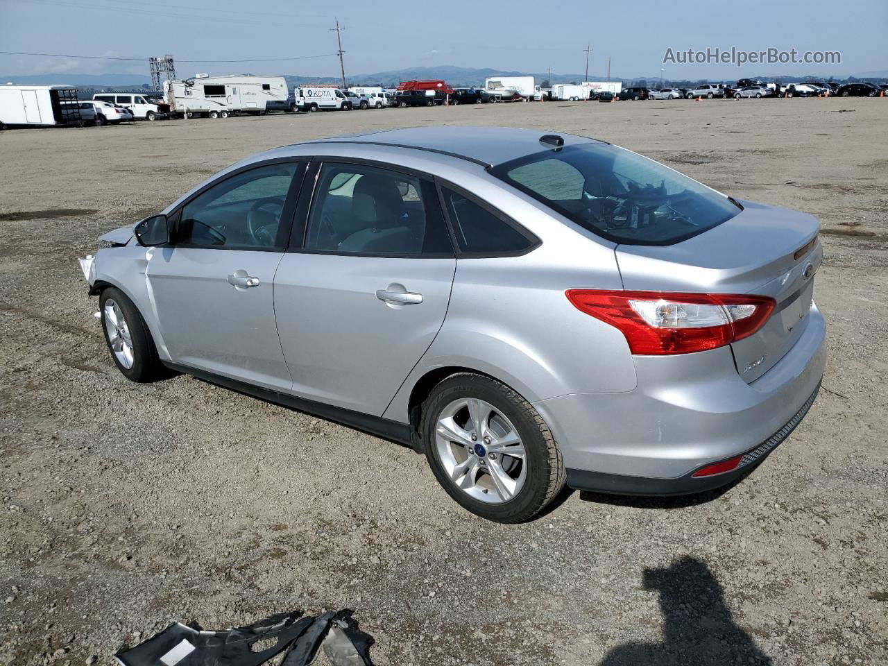 2014 Ford Focus Se Silver vin: 1FADP3F28EL170898