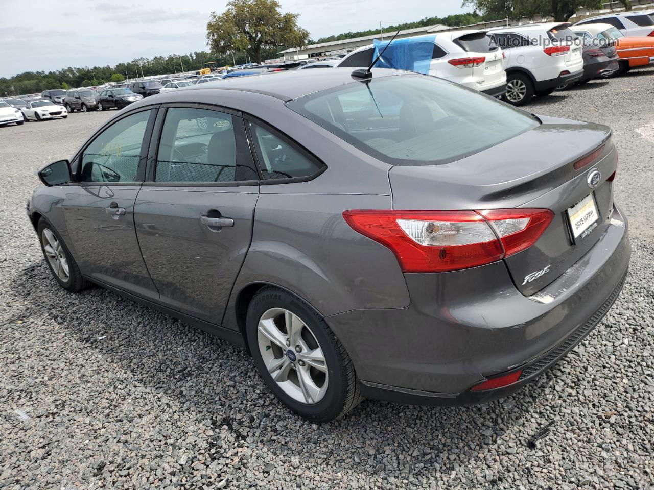 2014 Ford Focus Se Gray vin: 1FADP3F28EL205035