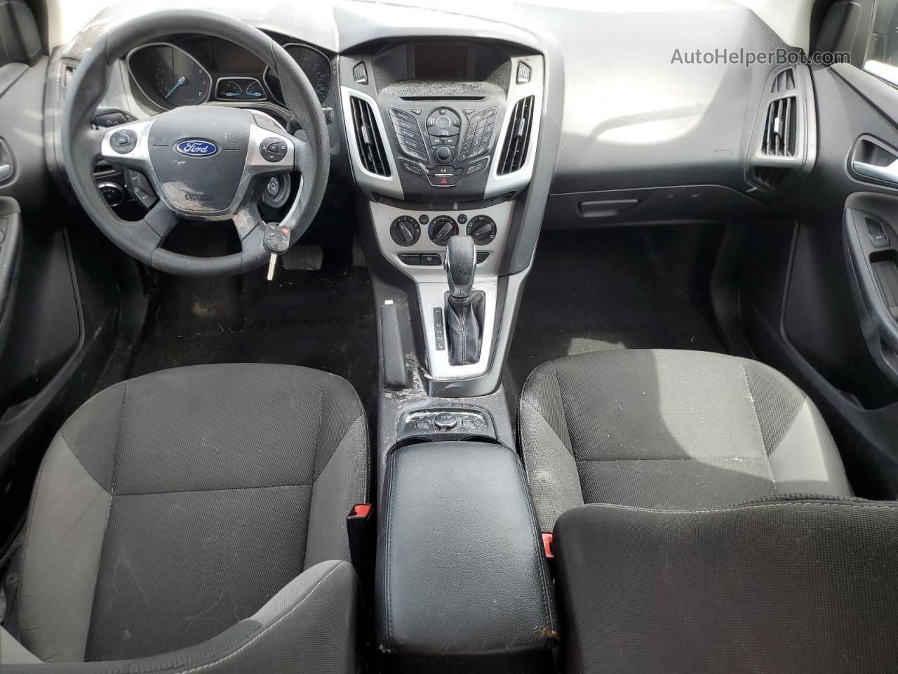 2014 Ford Focus Se Gray vin: 1FADP3F28EL205035