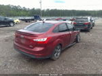 2014 Ford Focus Se Burgundy vin: 1FADP3F28EL240870