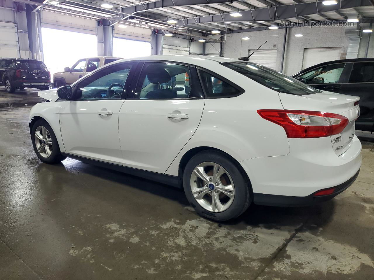 2014 Ford Focus Se Белый vin: 1FADP3F28EL294783