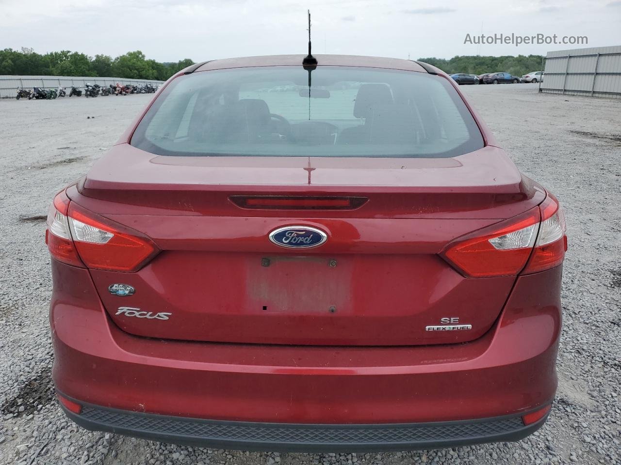 2014 Ford Focus Se Red vin: 1FADP3F28EL297988