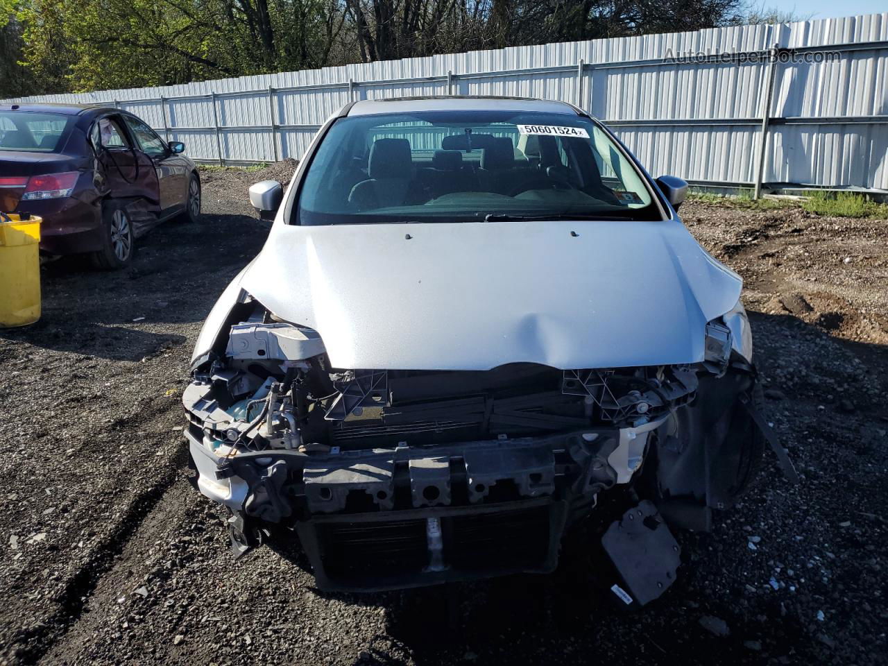 2014 Ford Focus Se Silver vin: 1FADP3F28EL338572