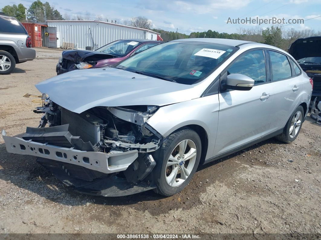 2014 Ford Focus Se Silver vin: 1FADP3F28EL353539