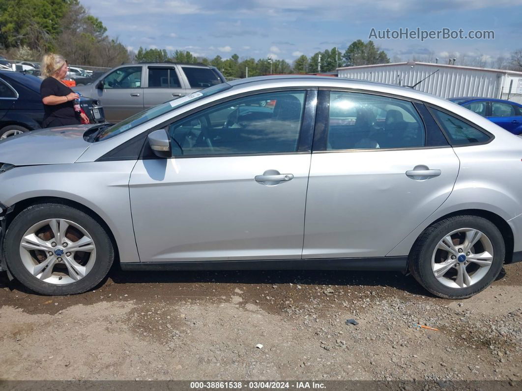 2014 Ford Focus Se Silver vin: 1FADP3F28EL353539