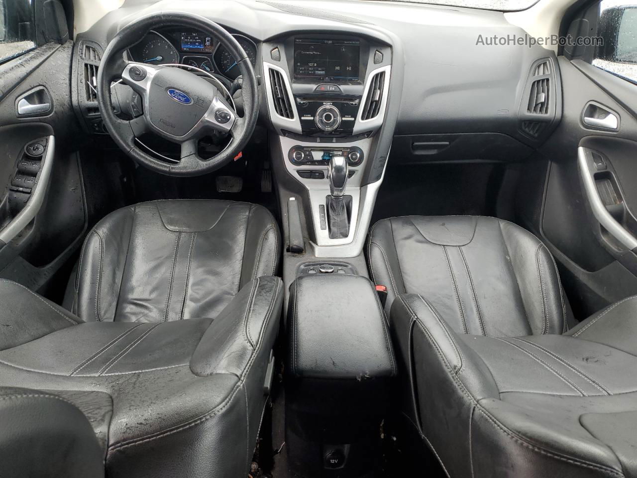 2014 Ford Focus Se Черный vin: 1FADP3F28EL359311