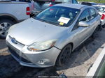 2014 Ford Focus Se Silver vin: 1FADP3F28EL381597