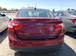 2014 Ford Focus Se Red vin: 1FADP3F28EL399145