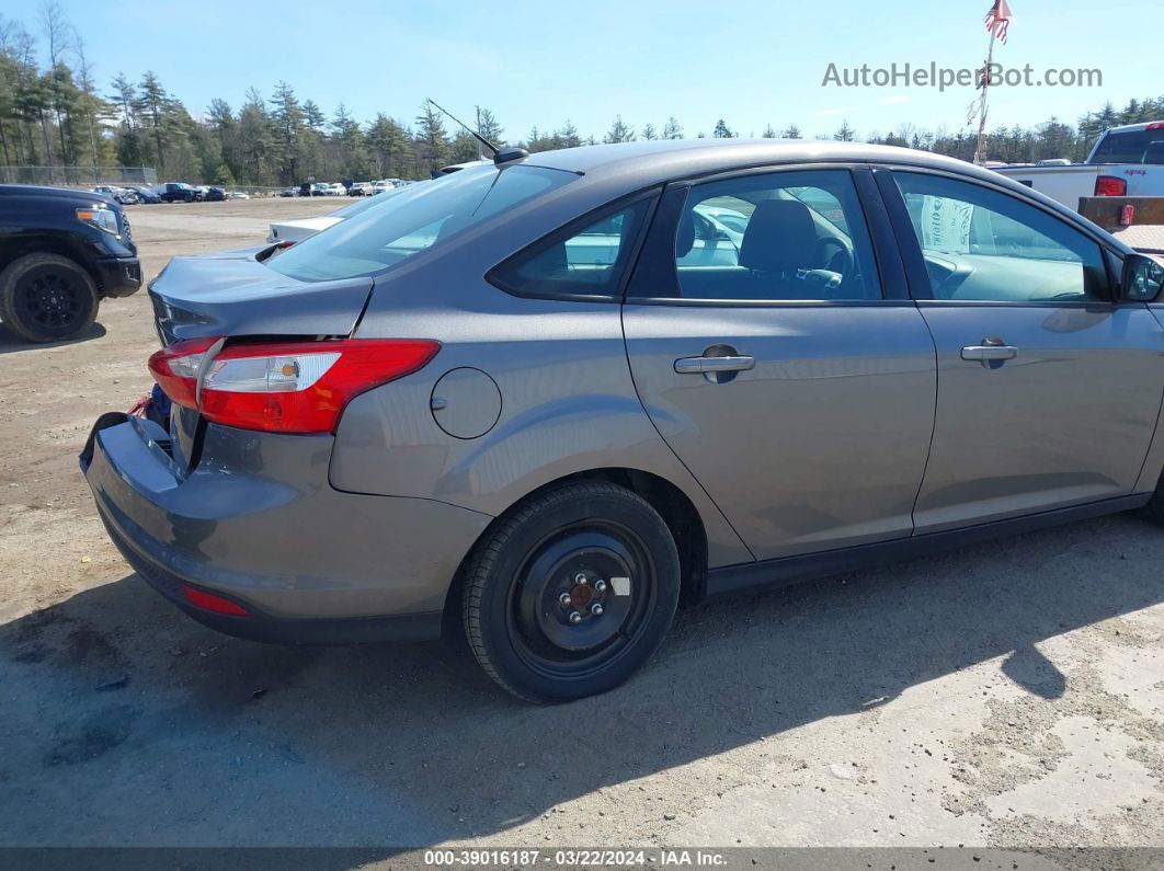 2014 Ford Focus Se Gray vin: 1FADP3F28EL434315