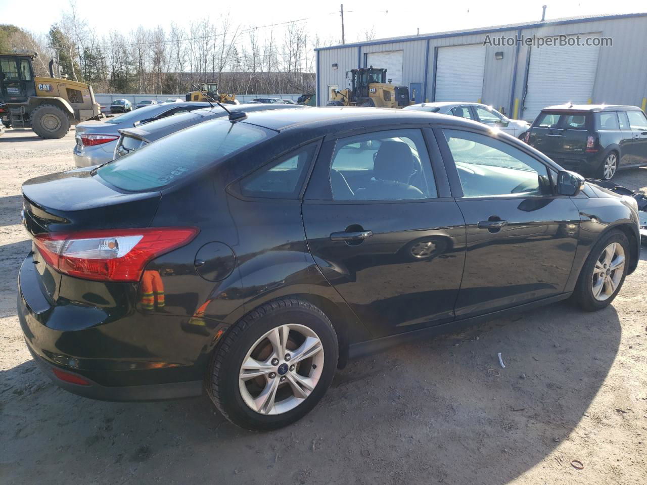 2014 Ford Focus Se Black vin: 1FADP3F28EL434363