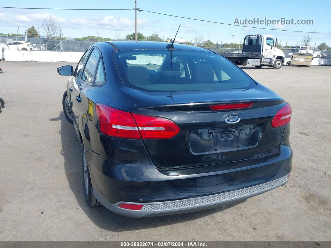 2015 Ford Focus Se Black vin: 1FADP3F28FL221320