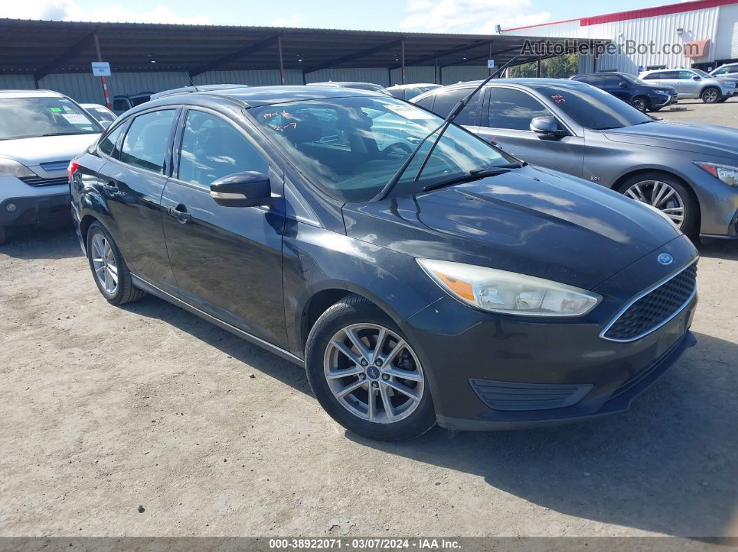 2015 Ford Focus Se Черный vin: 1FADP3F28FL221320