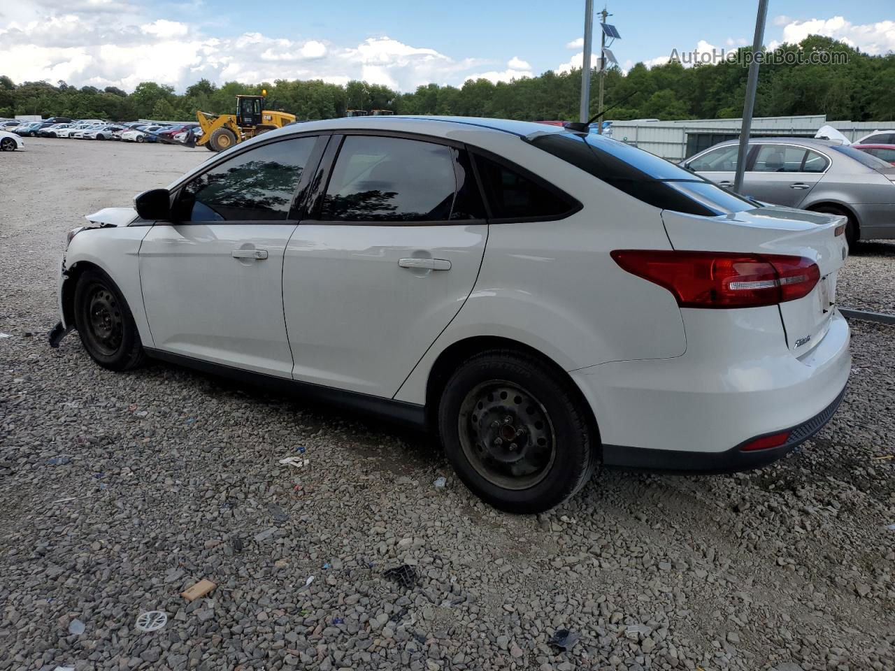 2015 Ford Focus Se White vin: 1FADP3F28FL224198