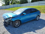 2015 Ford Focus Se Blue vin: 1FADP3F28FL229031