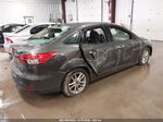 2016 Ford Focus Se Gray vin: 1FADP3F28GL200825