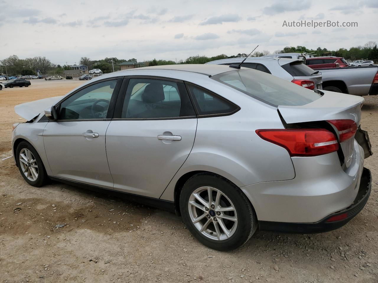 2016 Ford Focus Se Silver vin: 1FADP3F28GL279722