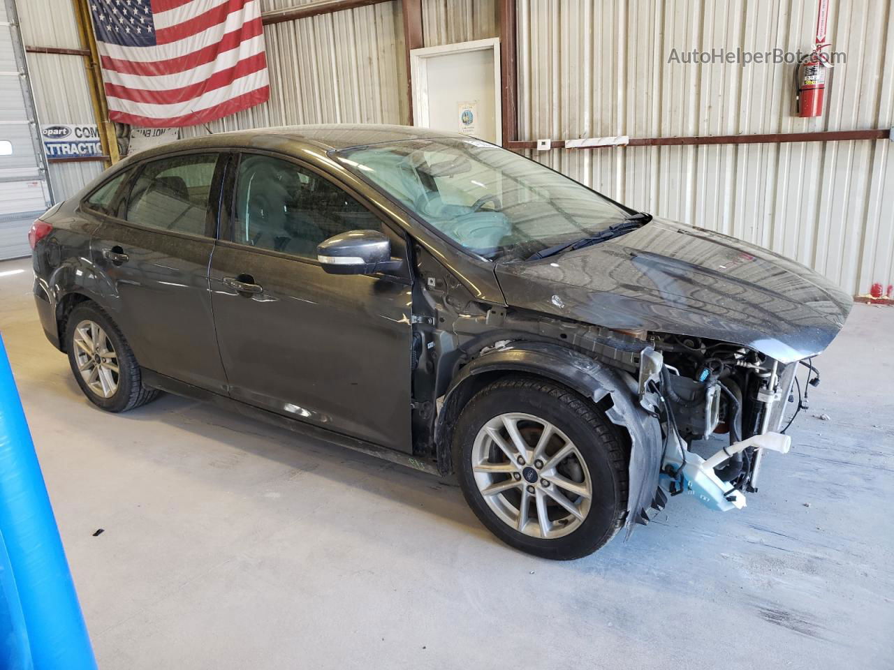 2017 Ford Focus Se Charcoal vin: 1FADP3F28HL205475