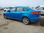 2017 Ford Focus Se Blue vin: 1FADP3F28HL229405