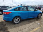 2017 Ford Focus Se Blue vin: 1FADP3F28HL229405