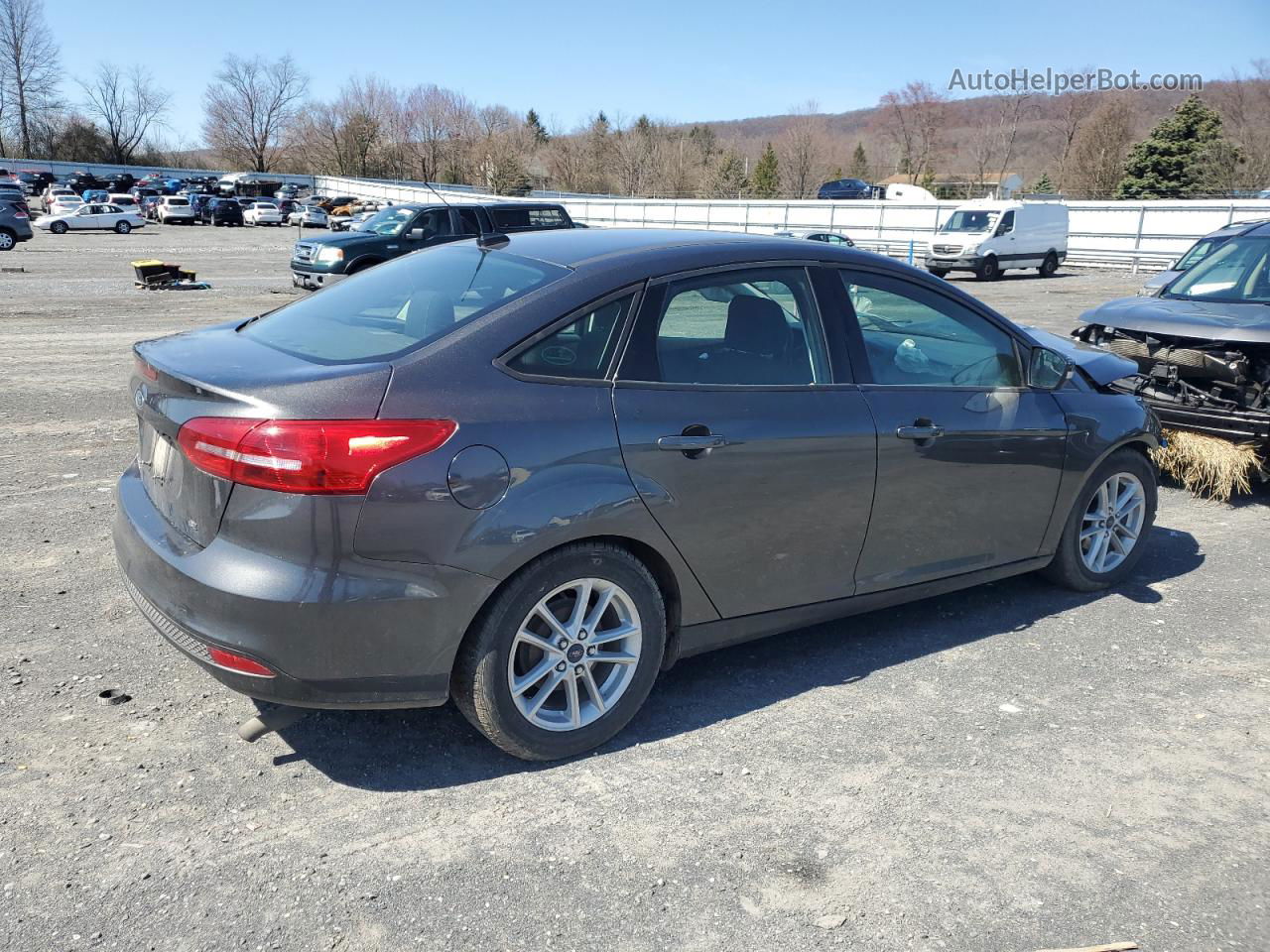 2017 Ford Focus Se Charcoal vin: 1FADP3F28HL274330