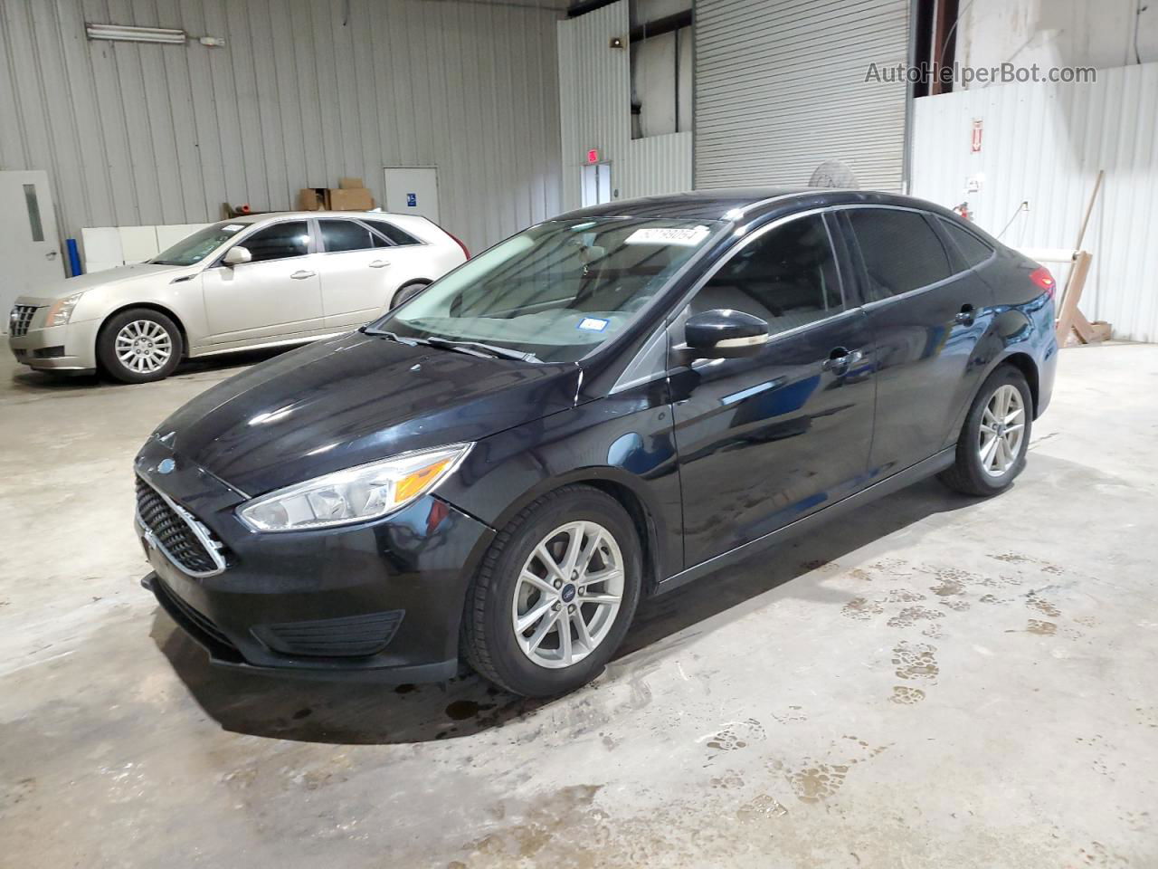 2017 Ford Focus Se Black vin: 1FADP3F28HL324398