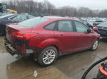 2017 Ford Focus Se Maroon vin: 1FADP3F28HL336132