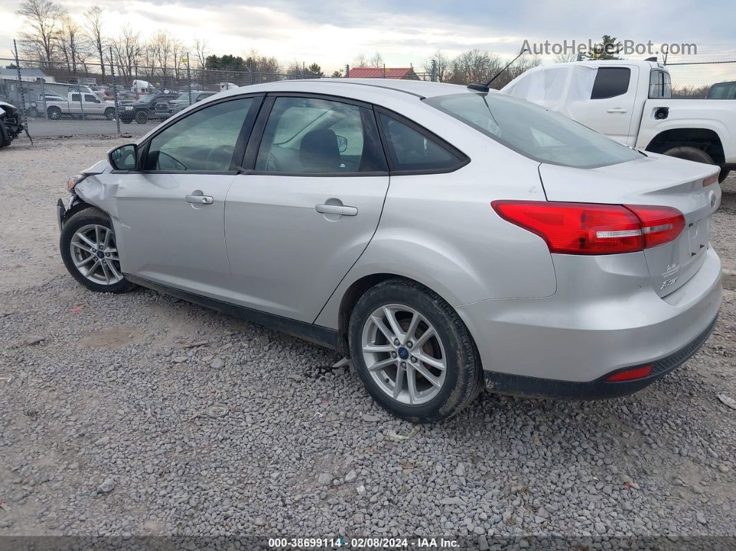 2017 Ford Focus Se Silver vin: 1FADP3F28HL339774