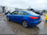 2018 Ford Focus Se Blue vin: 1FADP3F28JL256075