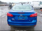 2018 Ford Focus Se Blue vin: 1FADP3F28JL256075